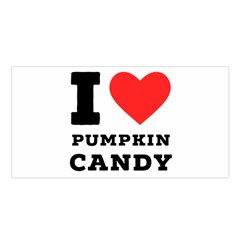 I Love Pumpkin Candy Satin Shawl 45  X 80  by ilovewhateva