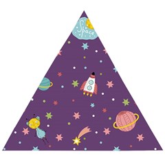 Space-travels-seamless-pattern-vector-cartoon Wooden Puzzle Triangle by Salman4z