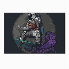 Illustration-astronaut-cosmonaut-paying-skateboard-sport-space-with-astronaut-suit Postcard 4 x 6  (pkg Of 10) by Salman4z