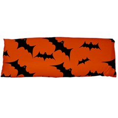 Halloween-card-with-bats-flying-pattern Body Pillow Case (dakimakura) by Salman4z