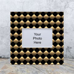 Golden Chess Board Background White Box Photo Frame 4  X 6  by pakminggu