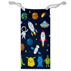 Big-set-cute-astronauts-space-planets-stars-aliens-rockets-ufo-constellations-satellite-moon-rover-v Jewelry Bag by Salman4z