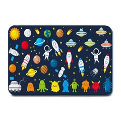 Big-set-cute-astronauts-space-planets-stars-aliens-rockets-ufo-constellations-satellite-moon-rover-v Plate Mats by Salman4z