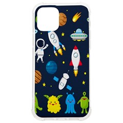 Big-set-cute-astronauts-space-planets-stars-aliens-rockets-ufo-constellations-satellite-moon-rover-v Iphone 12/12 Pro Tpu Uv Print Case by Salman4z