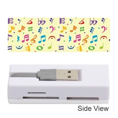 Seamless-pattern-musical-note-doodle-symbol Memory Card Reader (stick) by Salman4z