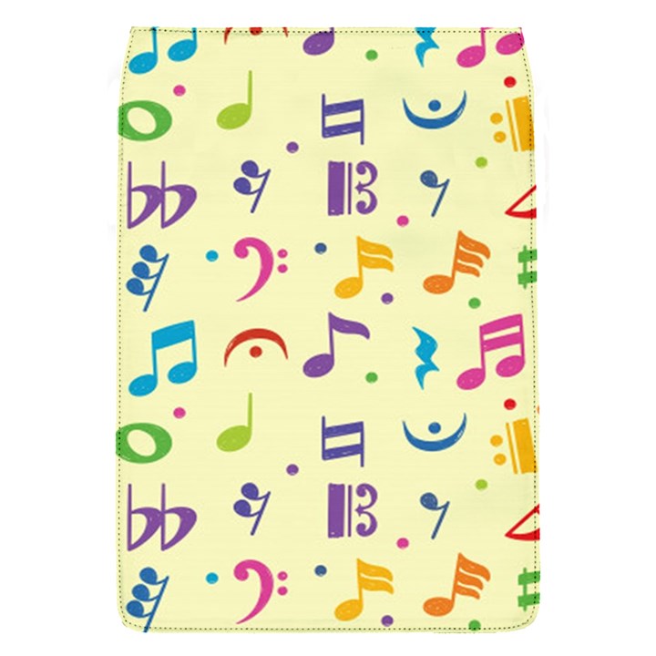 Seamless-pattern-musical-note-doodle-symbol Removable Flap Cover (S)