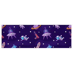 Space-seamless-pattern Banner And Sign 12  X 4 