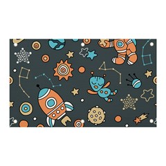 Space-seamless-pattern Banner And Sign 5  X 3  by Salman4z