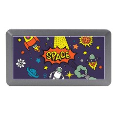Vector-flat-space-design-background-with-text -- Memory Card Reader (mini) by Salman4z