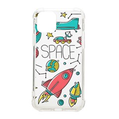 Space-cosmos-seamless-pattern-seamless-pattern-doodle-style Iphone 11 Pro 5 8 Inch Tpu Uv Print Case by Salman4z