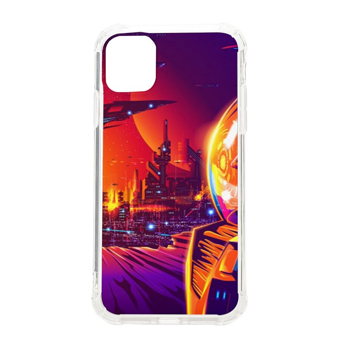 Far-future-human-colonization iPhone 11 TPU UV Print Case