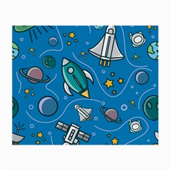 About-space-seamless-pattern Small Glasses Cloth (2 Sides) by Salman4z