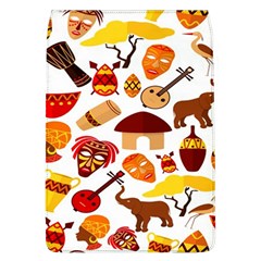 Africa-jungle-ethnic-tribe-travel-seamless-pattern-vector-illustration Removable Flap Cover (l) by Salman4z