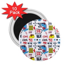 Monster-cool-seamless-pattern 2.25  Magnets (10 pack) 