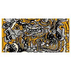 Crazy-abstract-doodle-social-doodle-drawing-style Banner and Sign 4  x 2 