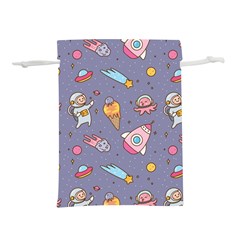 Outer-space-seamless-background Lightweight Drawstring Pouch (m) by Salman4z