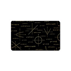 Abstract-math Pattern Magnet (name Card) by Salman4z