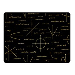 Abstract-math Pattern Two Sides Fleece Blanket (Small)