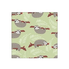 Sloths-pattern-design Satin Bandana Scarf 22  X 22  by Salman4z