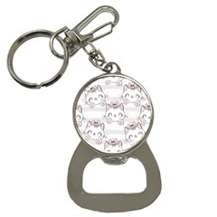 Cat-with-bow-pattern Bottle Opener Key Chain by Salman4z