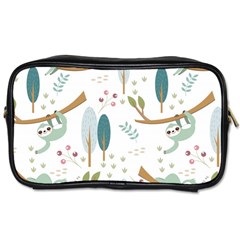 Pattern-sloth-woodland Toiletries Bag (Two Sides)