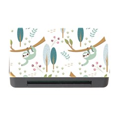 Pattern-sloth-woodland Memory Card Reader With Cf by Salman4z