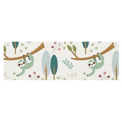 Pattern-sloth-woodland Banner And Sign 6  X 2  by Salman4z