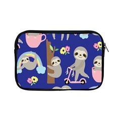 Hand-drawn-cute-sloth-pattern-background Apple Ipad Mini Zipper Cases by Salman4z