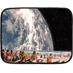 Astronomical Summer View Two Sides Fleece Blanket (mini) by Jack14