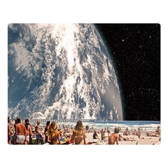 Astronomical Summer View Two Sides Premium Plush Fleece Blanket (large) by Jack14