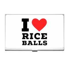 I Love Rice Balls Business Card Holder by ilovewhateva