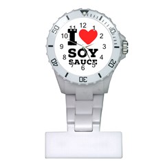 I Love Soy Sauce Plastic Nurses Watch by ilovewhateva