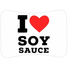 I Love Soy Sauce Velour Seat Head Rest Cushion by ilovewhateva