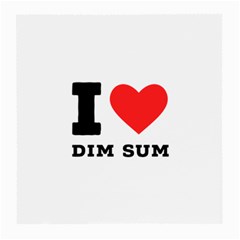 I Love Dim Sum Medium Glasses Cloth (2 Sides) by ilovewhateva