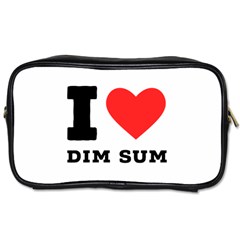 I Love Dim Sum Toiletries Bag (one Side) by ilovewhateva