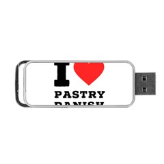 I Love Pastry Danish Portable Usb Flash (two Sides) by ilovewhateva