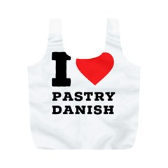 I Love Pastry Danish Full Print Recycle Bag (m) by ilovewhateva