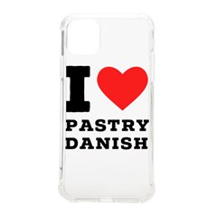 I Love Pastry Danish Iphone 11 Pro Max 6 5 Inch Tpu Uv Print Case by ilovewhateva