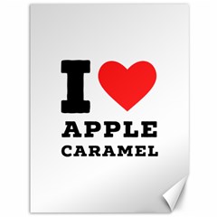 I Love Apple Caramel Canvas 36  X 48  by ilovewhateva