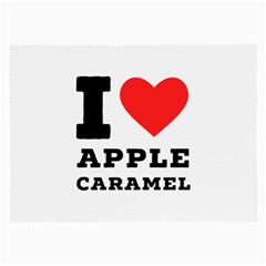 I Love Apple Caramel Large Glasses Cloth by ilovewhateva