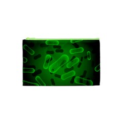 Green-rod-shaped-bacteria Cosmetic Bag (xs) by Salman4z