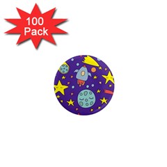 Card-with-lovely-planets 1  Mini Magnets (100 Pack)  by Salman4z