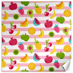 Tropical-fruits-berries-seamless-pattern Canvas 16  X 16 
