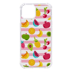 Tropical-fruits-berries-seamless-pattern Iphone 14 Tpu Uv Print Case by Salman4z