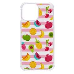 Tropical-fruits-berries-seamless-pattern Iphone 13 Pro Max Tpu Uv Print Case by Salman4z