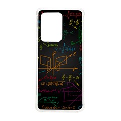 Mathematical-colorful-formulas-drawn-by-hand-black-chalkboard Samsung Galaxy S20 Ultra 6 9 Inch Tpu Uv Case by Salman4z