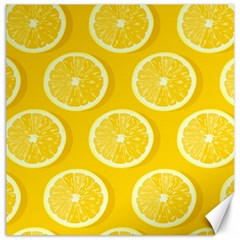 Lemon-fruits-slice-seamless-pattern Canvas 16  X 16 