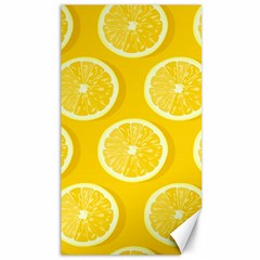 Lemon-fruits-slice-seamless-pattern Canvas 40  X 72 