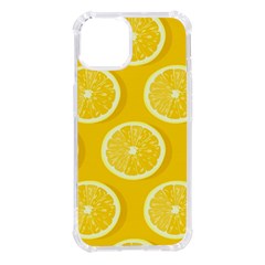 Lemon-fruits-slice-seamless-pattern Iphone 14 Tpu Uv Print Case by Salman4z