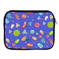 Virus-seamless-pattern Apple Ipad 2/3/4 Zipper Cases by Salman4z